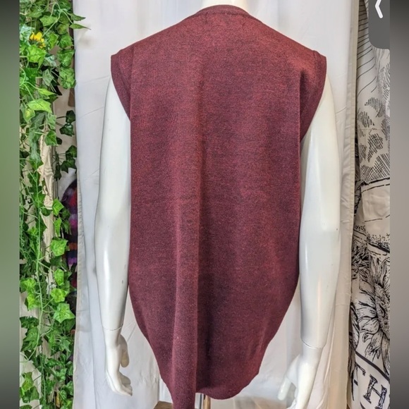 SERGIO LOUIS ITALY vintage Moda wool blend plaid sweater vest - Picture 2 of 5